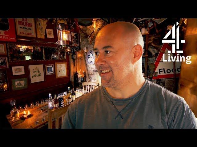 Man Builds Rustic Whiskey Bar In His Shed | Amazing Spaces Shed of the Year