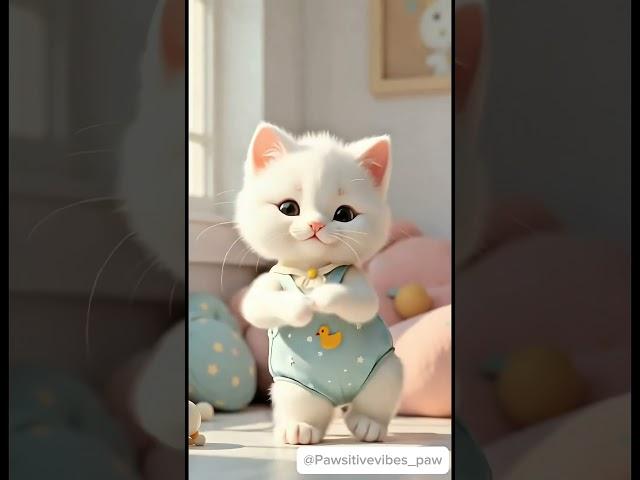 Kitten feeling bright #fun #paws adorable