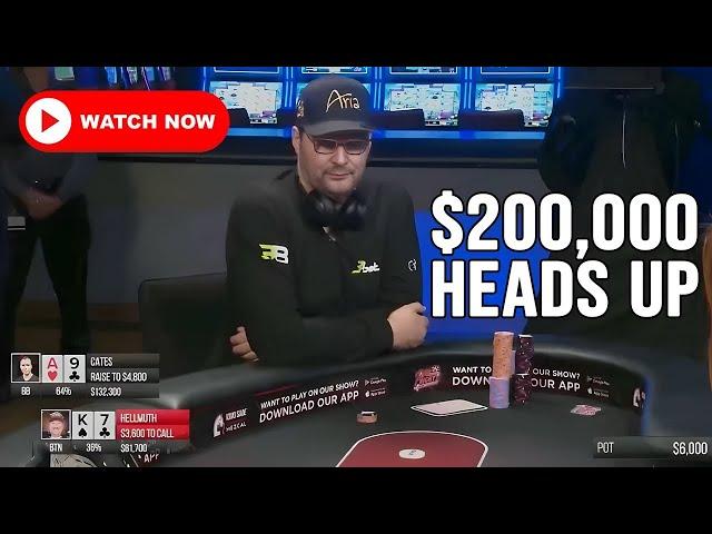 Hellmuth vs. Doug Polk & Jungle Man ($200,000) Winner Take All NL Holdem' Poker Livestream