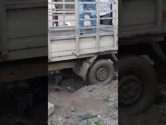 TATA ace stunt in mud