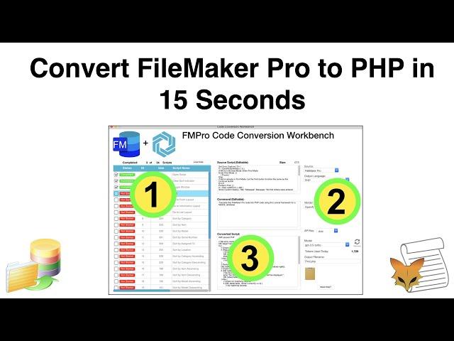 Convert FileMaker Pro to PHP in 15 Seconds with the FmPro Code Conversion Workbench