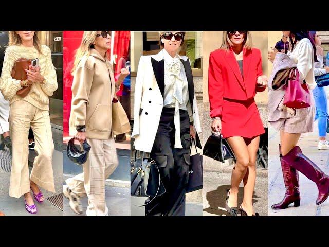 FALL FASHION 2024 MILAN STREET STYLE FALL OUTFITS IDEAS #vanityfair #voguekorea