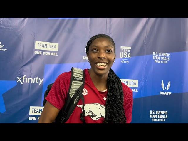 Rosey Effiong is Exhausted But Greatful After NCAA Season and 400/200 at US Olympic Trials