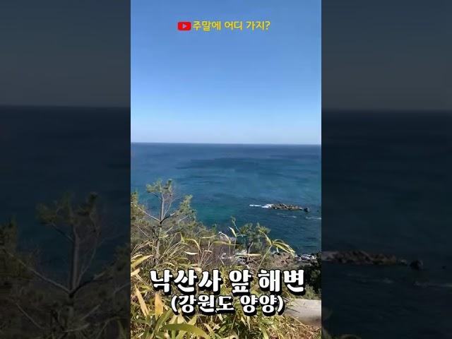 낙산사에서 바라본 낙산해변