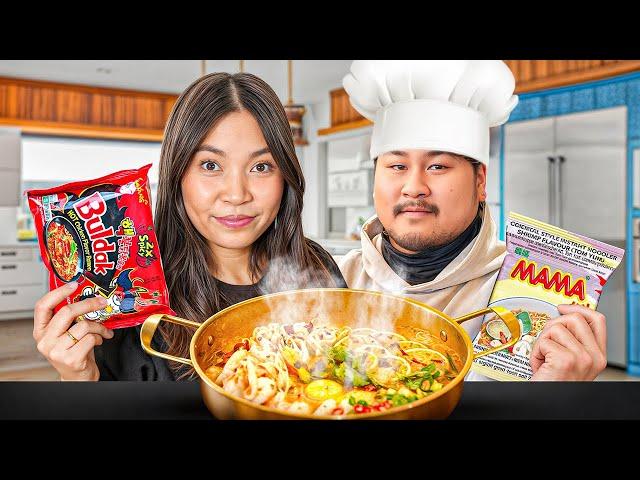 This is how Gourmet Chefs cook Instant Ramen (cheap to expensive)