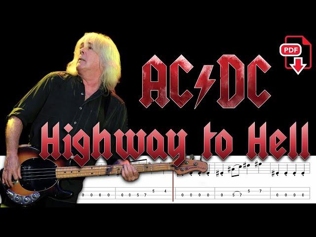 AC/DC - Highway to Hell (Bass Tabs | Notation) @ChamisBass #chamisbass #acdcbass #cliffwilliams