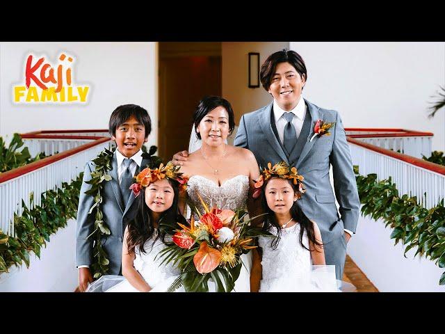 We Got Married...AGAIN! Kaji Family Vow Renewal Ceremony!