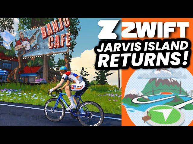 New ZWIFT Watopia Expansion // Jarvis RETURNS!