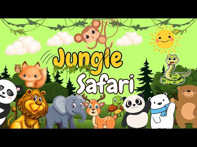 "Wild Animal Friends | Fun and Easy Poem for Kids | Animal Rhyme "(Lil Hub) Learning for Kids 