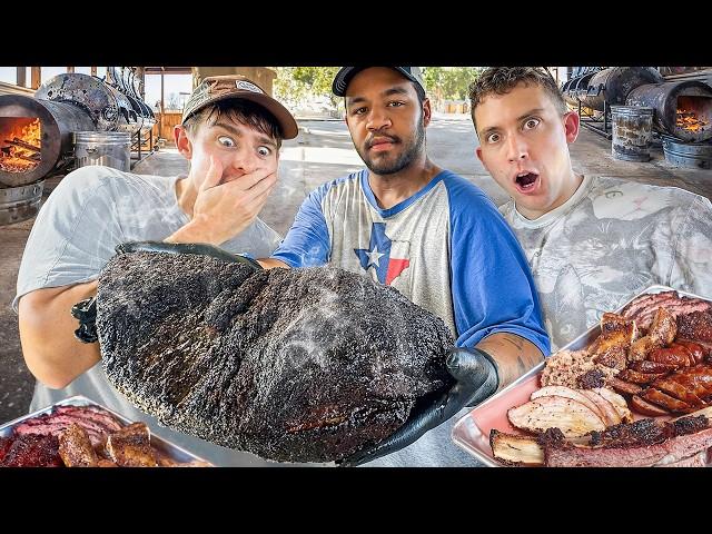 Two Brits try the #1 Texas BBQ in the World!