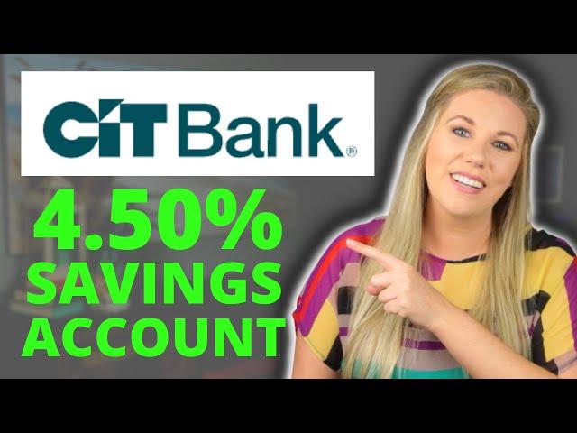 *not sponsored* CIT Bank Savings Connect Account | THE BEST High Yield Savings Account