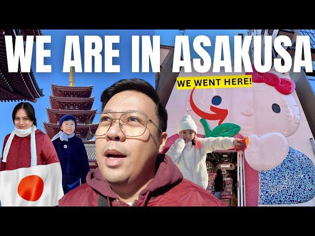 Sanrio, Nakamise Dori Street, Sensoji Temple | Asakusa Vlog | Tokyo Japan Vlog 2024