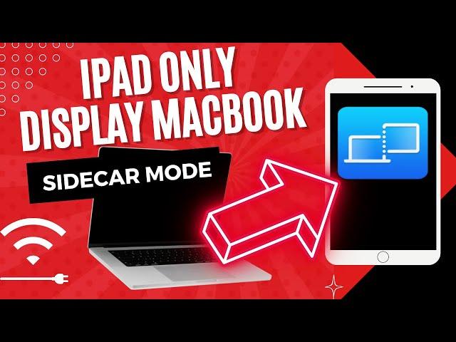 How to use iPad (Sidecar) as only MAIN Macbook/Mac MONITOR Clamshell Mode |TRICK APPLE DIDN'T SAY US