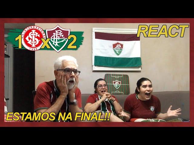 FAMÍLIA TRICOLOR REAGE À 1 INTERNACIONAL X 2 FLUMINENSE - LIBERTADORES 2023