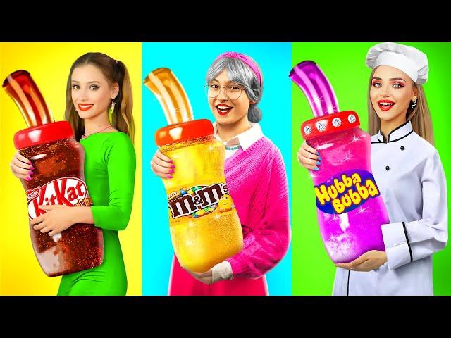 Me vs Grandma Cooking Challenge | Food War by Turbo Team