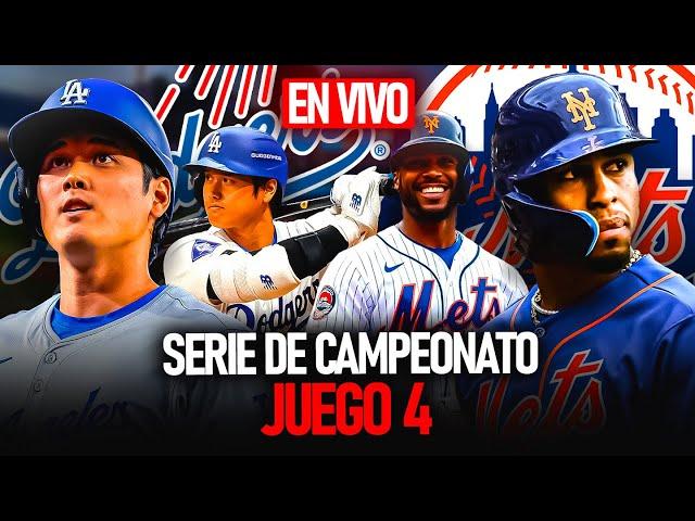 LOS ANGELES DODGERS vs NEW YORK METS  EN VIVO | JUEGO 4 - SERIE DE CAMPEONATO LIGA NACIONAL ️