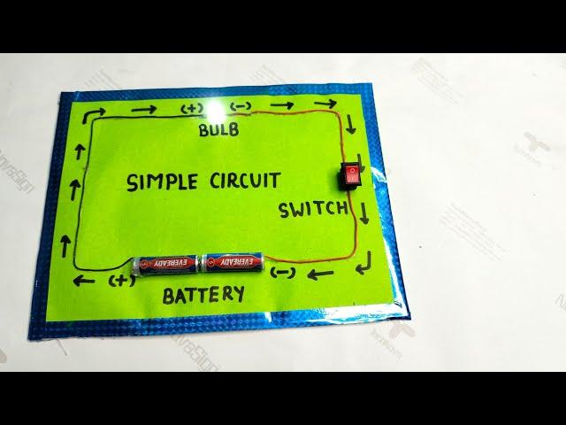 Simple Electric Circuit with  Pencil Cell/How to make Simple Circuit/Physics scien/Electric Circuit