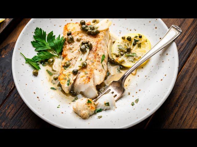 The Easiest Summer Fish Recipe - Cod Piccata