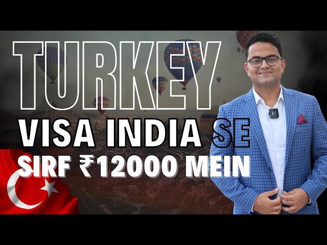 Turkey Tourist Visa From India  | Turkey Sticker Visa ️ #turkeyvisa