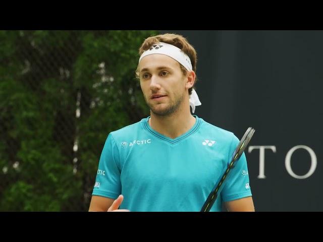 Casper Ruud: The Forehand Chair Drill | TopCourt