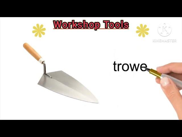 Workshop Tools // English Vocabulary