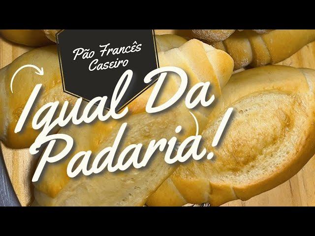  Pão Francês Caseiro PERFEITO em 3 passos! (Receita Simples!) - Delicias d'Hellen