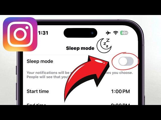 How To Turn OFF Sleep Mode (Quiet Mode) On Instagram I iOS & Android