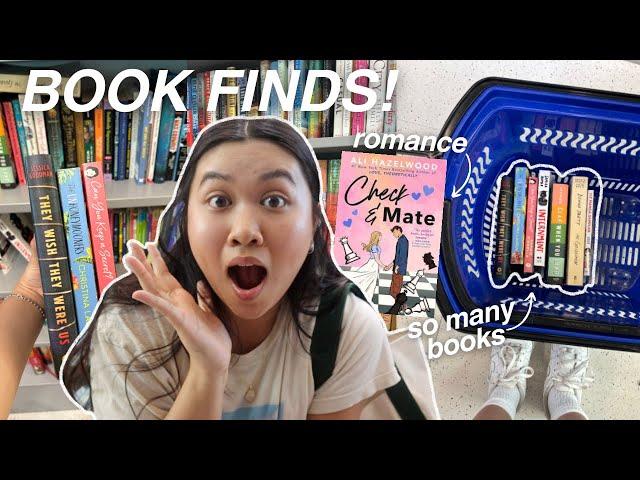 come book thrifting with me (really good finds!!)