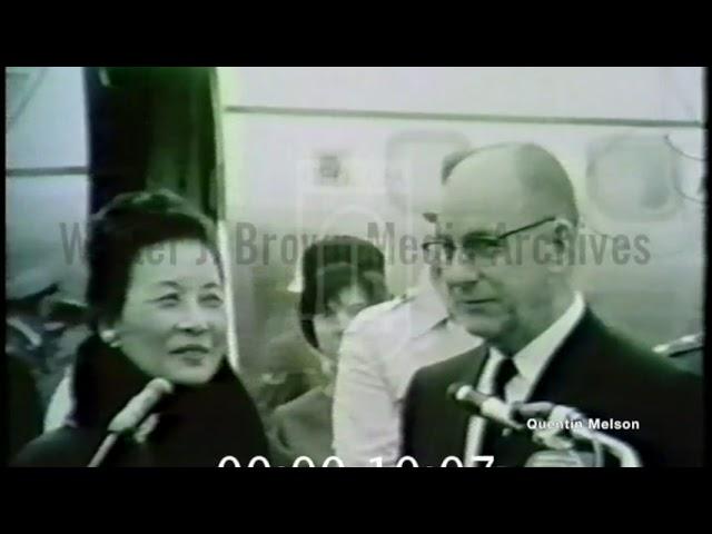 Soong Mei ling at Wesleyan (October 20, 1965)