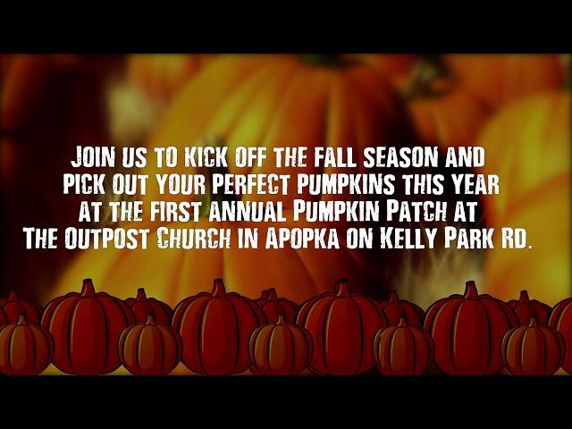 Visit the 2023 Pumpkin Patch at The Outpost Church in Apopka