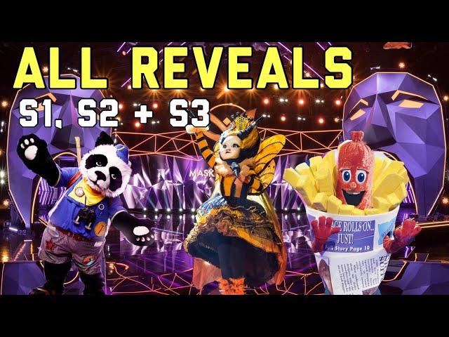 All Reveals Masked Singer UK | Season 1, Season 2 & Season 3