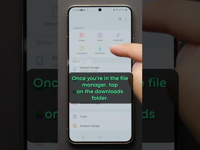 How to find downloaded files on Android