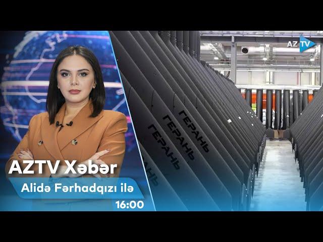 Alidə Fərhadqızı ilə AZTV XƏBƏR (16:00) | 28.12.2024