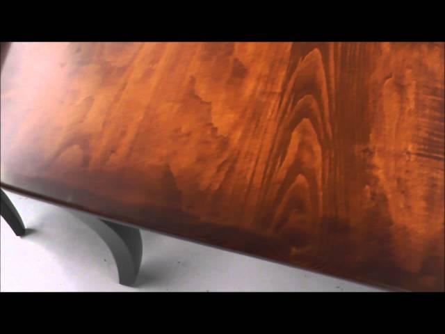 Hardwood Furniture Custom Finishes: Two-Tone and Burnishing