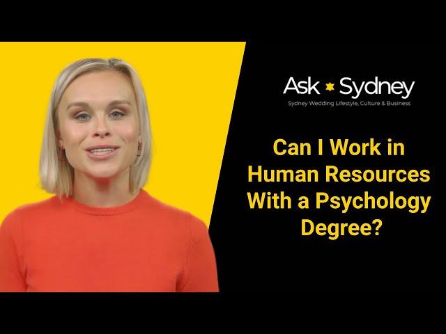 Can I Work in Human Resources With a Psychology Degree?