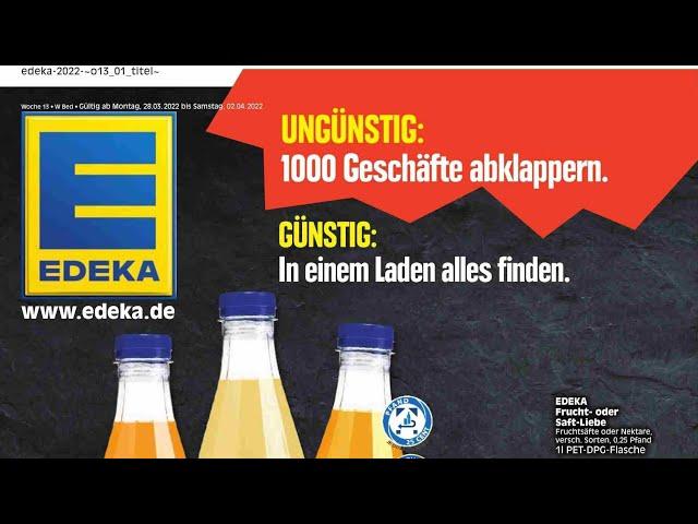  Edeka Katalog Prospekt 28. März bis 2. April 2022 - Neuigkeiten, Angebote Deutschland 