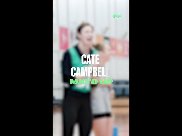 Cate Campbell Mic'd Up