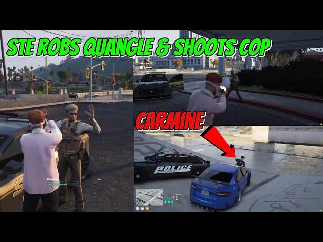 Ste Robs Quangle & Shoots Cops in Massive Chase (Multi POV) | NoPixel 4.0 GTA RP