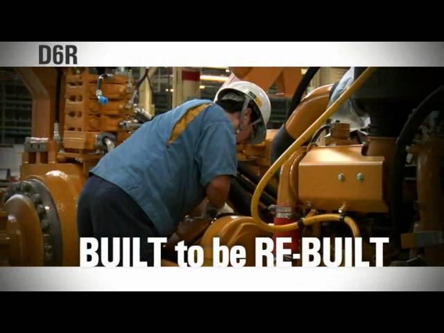 Бульдозер CAT D6R - совершенная мощь!