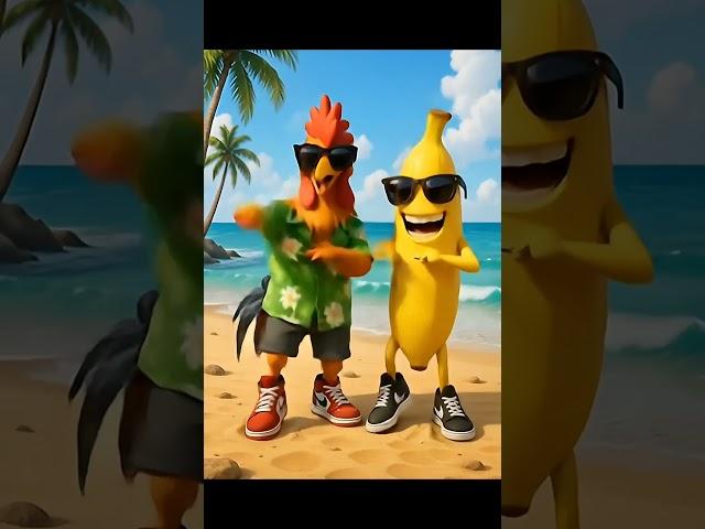 Chicken Banana dance #chickenbanana #ai #foryou #funny #fyp