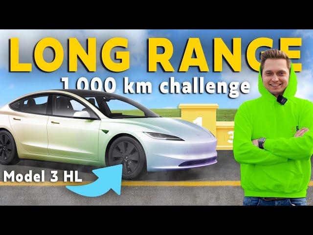 Tesla Model 3 LONG RANGE vs. BAZOWA na trasie 1000 km! WARTO DOPŁACIĆ DO LONG RANGE? Czas przejazdu