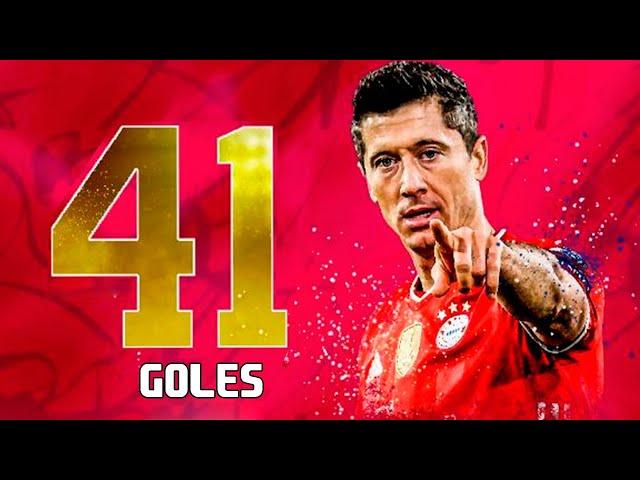 El RECORD GOLEADOR de LEWANDOWSKI (41 Goles en 29 Partidos) ᴴᴰ