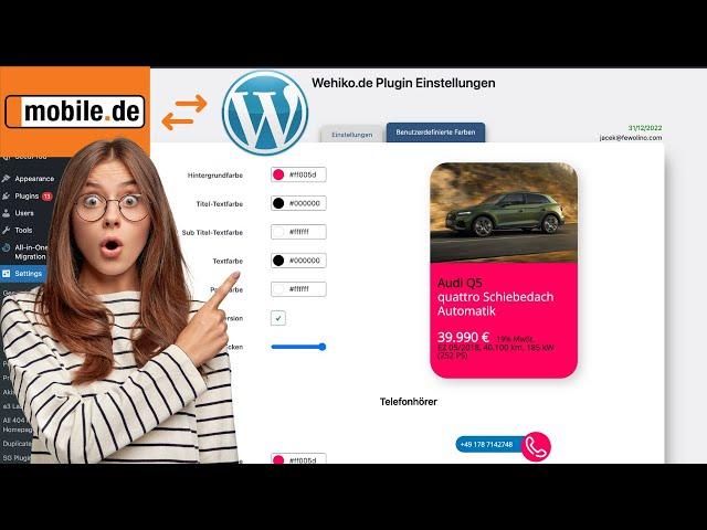 mobile.de in Wordpress einbinden | Autohaus Website 2023