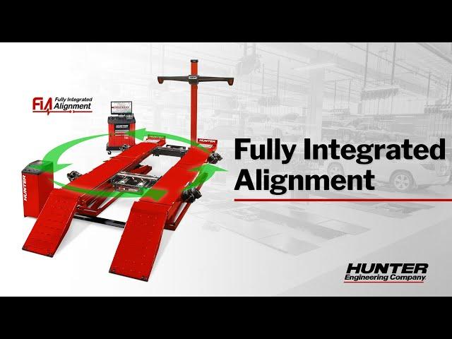 Fully Integrated Alignment Equipment from Hunter Engineering