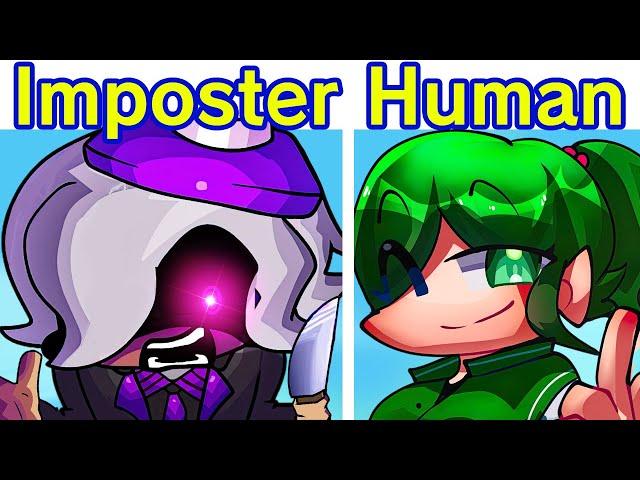 Friday Night Funkin' VS Imposter but Human V2 Cancelled build (FNF Mod) (Among Us/Black Imposter V4)