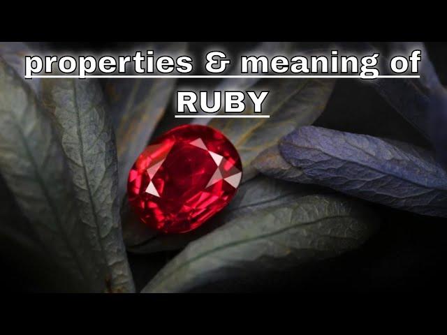 Ruby Meaning Benefits and Spiritual Properties