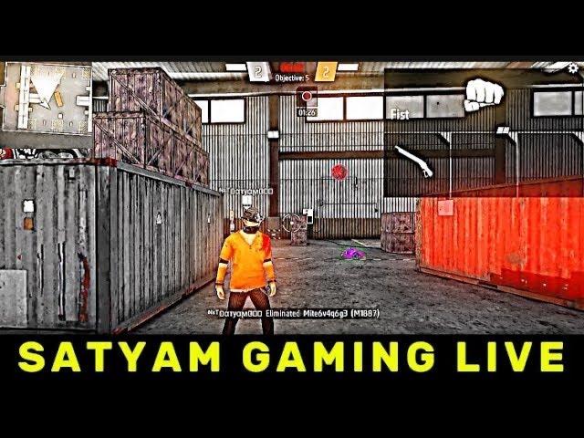 Free fire 3 finger gameplay satyam gaming  is live solo vs squad