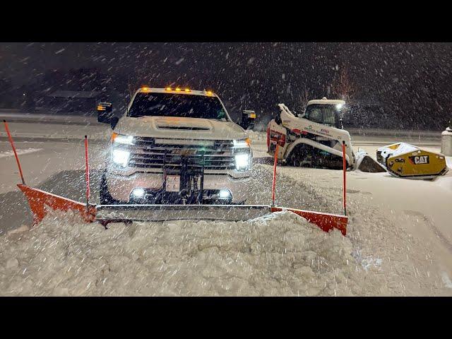 PLOWING 5” OF FLUFF PLUS LOTS OF ICE!!