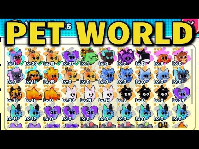 PET WORLD Roblox Noob to PRO [ Best PETS and progression Tips & Tricks ]