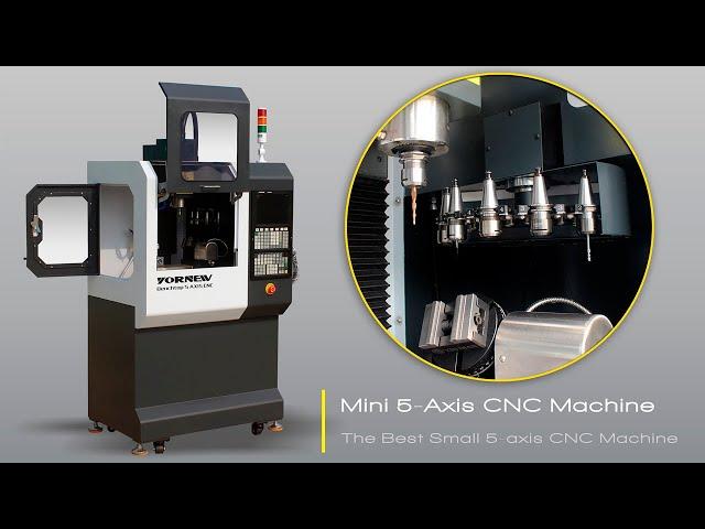 2024 Newest! Cheap! Affordable Small 5 Axis CNC Machining Center for Hobby | YORNEW Small CNC